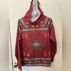 No brand women’s hoodie- southwest design size medium